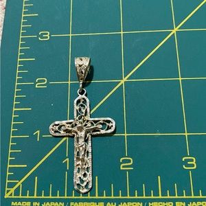 Sterling Silver Crucifix Cross Pendant